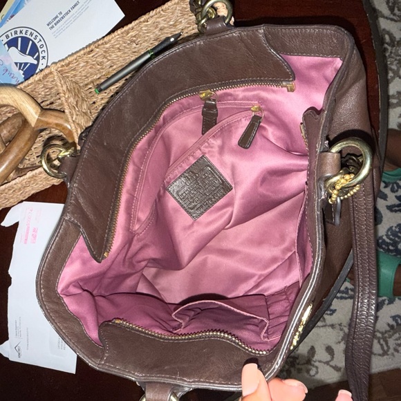 Brown Leather Tote Bag - Picture 9 of 10